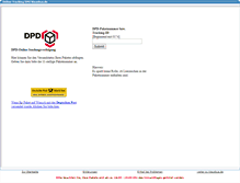 Tablet Screenshot of dpd.klausbua.de